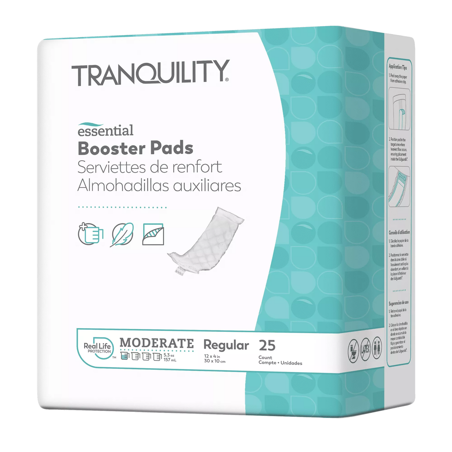Tranquility® Essential Booster Pads – Regular, Moderate Absorbency