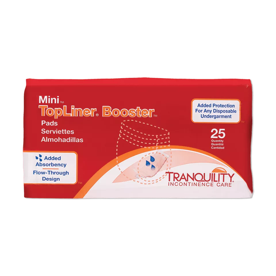 Tranquility® TopLiner™ Booster Pad, with adhesive tape (Moderate Absorbency)