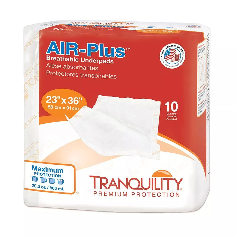 Tranquility® AIR-Plus Breathable Underpads