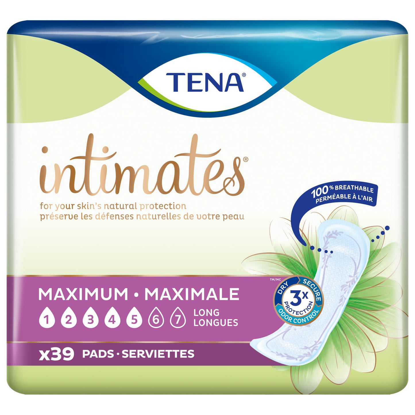 TENA® Intimates Maximum Pads Long - 15" Heavy Absorbency