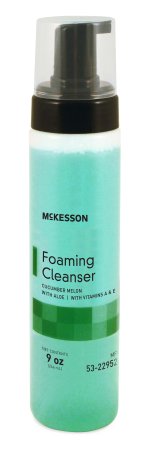 Rinse-Free Body Wash McKesson Foaming 9 oz. Pump Bottle Cucumber Melon Scent