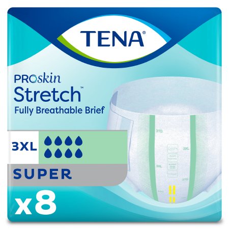 TENA® Stretch™ Super Incontinence Brief (Diaper) - Heavy Absorbency