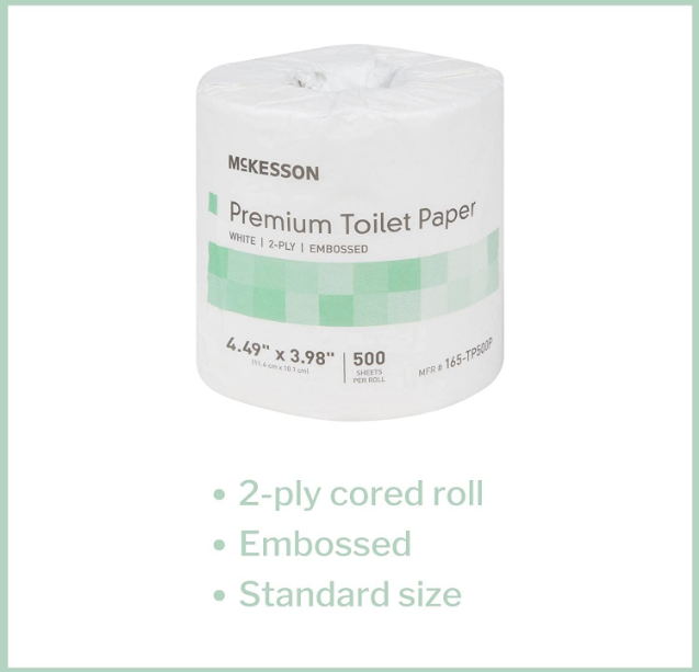 Premium White 2-Ply Toilet Tissue