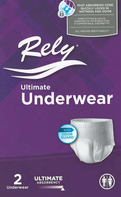 Rely Ultimate Protective Underwear Sample Pack