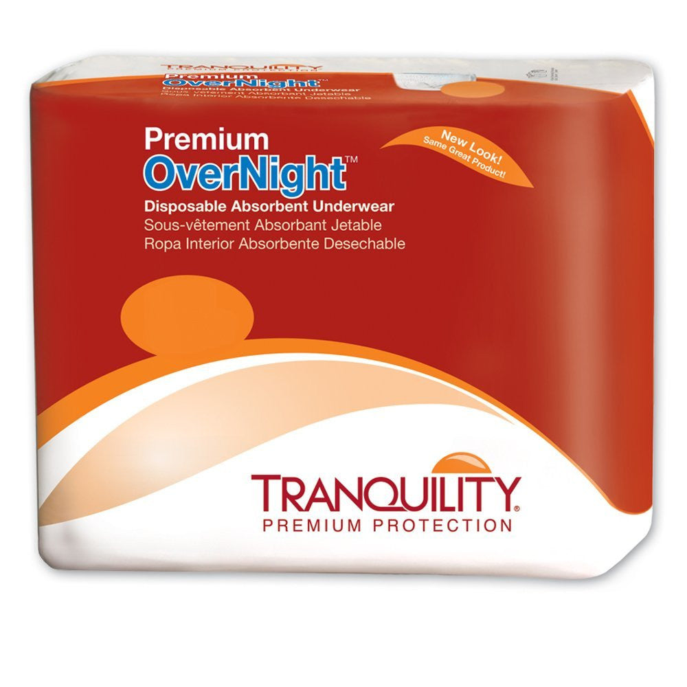 Tranquility® Premium OverNight™ Disposable Absorbent Incontinence Underwear